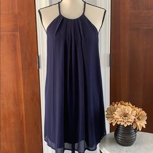 NWT Navy midi dress
